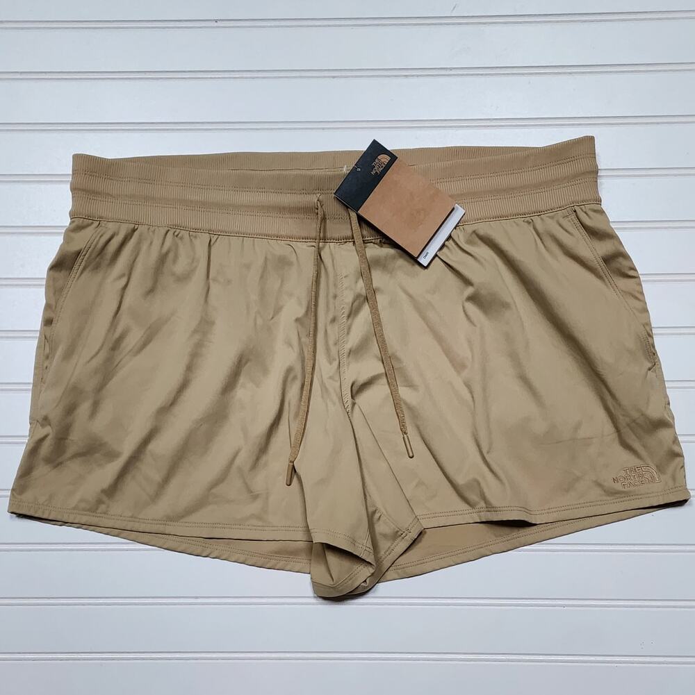 NWT The North Face Women's Aphrodite Shorts Size XXL Khaki Stone
